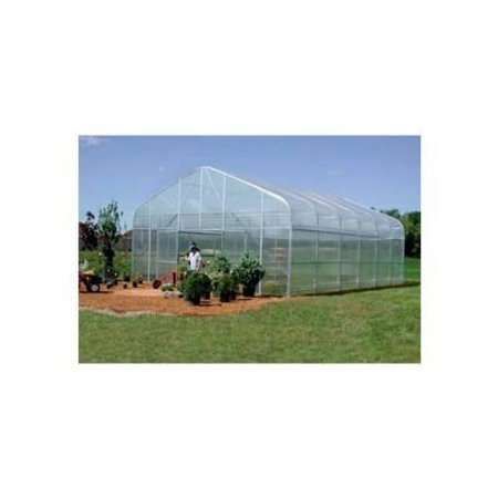 CLEARSPAN Majestic Greenhouse 20'W x 36'L w / Top / Side / Polycarbonate 104814PCA